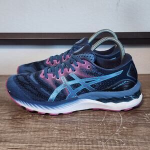 Asics Gel Nimbus 23 Women's Athletic Running Shoes Sneakers Size 7.5 Blue